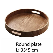 Load image into Gallery viewer, INSPIRA LIFESTYLES - Manchurian Ash Wood Trays - DECOR, DISHES, KITCHEN, ORGANISER, OVAL TRAY, PLATTER, RECTANGULAR TRAY, ROUND TRAY, SERVER, SERVING TRAY, TABLEWARE, TRAY, WOOD