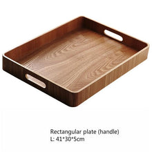Load image into Gallery viewer, INSPIRA LIFESTYLES - Manchurian Ash Wood Trays - DECOR, DISHES, KITCHEN, ORGANISER, OVAL TRAY, PLATTER, RECTANGULAR TRAY, ROUND TRAY, SERVER, SERVING TRAY, TABLEWARE, TRAY, WOOD