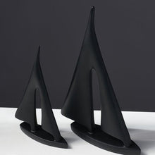 Load image into Gallery viewer, INSPIRA LIFESTYLES - Abstract Sailboat Sculpture - ACCESSORIES, ART, BLACK AND WHITE, DECOR, DECORATION, DECORATIVE, MODERN, SCULPTURE