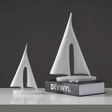 Load image into Gallery viewer, INSPIRA LIFESTYLES - Abstract Sailboat Sculpture - ACCESSORIES, ART, BLACK AND WHITE, DECOR, DECORATION, DECORATIVE, MODERN, SCULPTURE