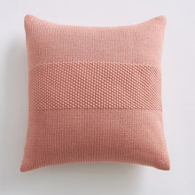 Load image into Gallery viewer, INSPIRA LIFESTYLES - Cotton Woven Knit Pillow - ACCENT PILLOW, ACCESSORIES, BED PILLOW, CHAIR PILLOW, COTTON, DECORATIVE PILLOW, HOME ACCESSORIES, KNIT, PILLOW, SOFA PILLOW, SOFTGOODS, WOVEN, YARN