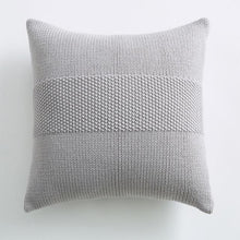 Load image into Gallery viewer, INSPIRA LIFESTYLES - Cotton Woven Knit Pillow - ACCENT PILLOW, ACCESSORIES, BED PILLOW, CHAIR PILLOW, COTTON, DECORATIVE PILLOW, HOME ACCESSORIES, KNIT, PILLOW, SOFA PILLOW, SOFTGOODS, WOVEN, YARN