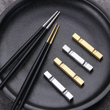 Load image into Gallery viewer, INSPIRA LIFESTYLES - Stainless Steel Titanium Metal Chopsticks - Set of 5 pairs - CHOPSTICKS, CUTLERY, DININGWARE, KITCHEN TOOLS, SERVINGWARE, TABLEWARE, UTENSILS