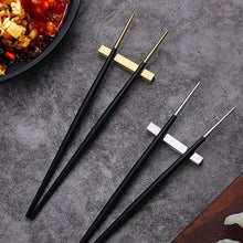 Load image into Gallery viewer, INSPIRA LIFESTYLES - Stainless Steel Titanium Metal Chopsticks - Set of 5 pairs - CHOPSTICKS, CUTLERY, DININGWARE, KITCHEN TOOLS, SERVINGWARE, TABLEWARE, UTENSILS