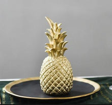 Load image into Gallery viewer, INSPIRA LIFESTYLES - Pineapple Sculptures - ACCESSORIES, BLACK, DECOR, DECORATION, GOLD, PINEAPPLE, RESIN, SCULPTURE, WHITE