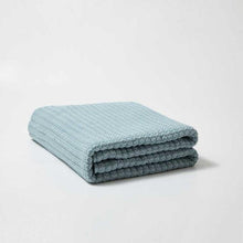 Load image into Gallery viewer, INSPIRA LIFESTYLES - Rib Stitch Knit Throw - ACCENT THROW, BED THROW, BLANKET, DECORATIVE THROW, KNIT THROW, KNITTED BLANKET, SOFTGOODS, THROW, THROW BLANKET, TRAVEL BLANKET, YARN THROW