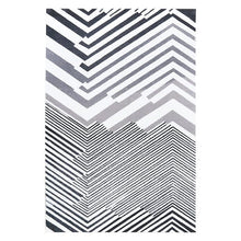 Load image into Gallery viewer, INSPIRA LIFESTYLES - Contrast Monochrome Large Area Rug - ACCENT RUG, ACRYLIC RUG, AREA RUG, BEDROOM CARPET, BLACK AND WHITE RUG, CARPET, CHEVRON RUG, COMMERCIAL, DINING ROOM CARPET, FLOOR MAT, GEOMETRIC RUG, HOTEL CARPET, LIVING ROOM CARPET, MODERN RUG, OBJECTS, OFFICE CARPET, PILE CARPET, RECTANGLE AREA RUG, RUG, RUGS, STRIPE RUG, WOVEN RUG
