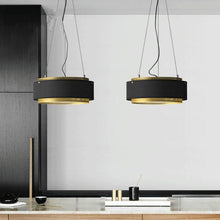 Load image into Gallery viewer, INSPIRA LIFESTYLES - Perforated Metal Drum Pendant - CHANDELIER, DRUM SHADE, FABRIC SHADE, LED, LED LIGHT, LIGHT, LIGHT FIXTURE, LIGHTING, LIGHTS, MODERN CHANDELIER, PENDANT, PERFORATED METAL