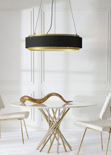 Load image into Gallery viewer, INSPIRA LIFESTYLES - Perforated Metal Drum Pendant - CHANDELIER, DRUM SHADE, FABRIC SHADE, LED, LED LIGHT, LIGHT, LIGHT FIXTURE, LIGHTING, LIGHTS, MODERN CHANDELIER, PENDANT, PERFORATED METAL
