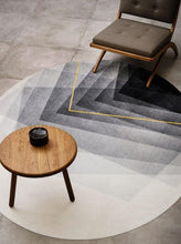 Load image into Gallery viewer, INSPIRA LIFESTYLES - Gradating Prismatic Round Area Rug - ACCENT RUG, AREA RUG, BEDROOM CARPET, CARPET, COMMERCIAL, DINING ROOM CARPET, FLOOR MAT, GRADATING, GRAY, HOTEL CARPET, LIVING ROOM CARPET, OFFICE CARPET, PILE CARPET, RUG, WOVEN RUG