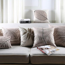 Load image into Gallery viewer, INSPIRA LIFESTYLES - Foliage Linen Cotton Blend Pillow - ACCENT PILLOW, ACCESSORIES, BED PILLOW, CHAIR PILLOW, COTTON, DECORATIVE PILLOW, FERNS, FOLIAGE, HOME ACCESSORIES, LEAVES, LINEN, PILLOW, SOFA PILLOW, SOFTGOODS