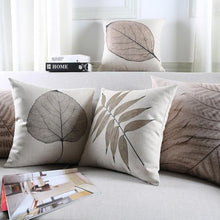 Load image into Gallery viewer, INSPIRA LIFESTYLES - Foliage Linen Cotton Blend Pillow - ACCENT PILLOW, ACCESSORIES, BED PILLOW, CHAIR PILLOW, COTTON, DECORATIVE PILLOW, FERNS, FOLIAGE, HOME ACCESSORIES, LEAVES, LINEN, PILLOW, SOFA PILLOW, SOFTGOODS