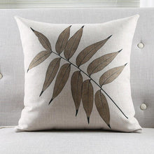 Load image into Gallery viewer, INSPIRA LIFESTYLES - Foliage Linen Cotton Blend Pillow - ACCENT PILLOW, ACCESSORIES, BED PILLOW, CHAIR PILLOW, COTTON, DECORATIVE PILLOW, FERNS, FOLIAGE, HOME ACCESSORIES, LEAVES, LINEN, PILLOW, SOFA PILLOW, SOFTGOODS
