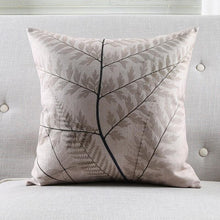 Load image into Gallery viewer, INSPIRA LIFESTYLES - Foliage Linen Cotton Blend Pillow - ACCENT PILLOW, ACCESSORIES, BED PILLOW, CHAIR PILLOW, COTTON, DECORATIVE PILLOW, FERNS, FOLIAGE, HOME ACCESSORIES, LEAVES, LINEN, PILLOW, SOFA PILLOW, SOFTGOODS