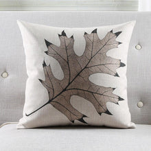 Load image into Gallery viewer, INSPIRA LIFESTYLES - Foliage Linen Cotton Blend Pillow - ACCENT PILLOW, ACCESSORIES, BED PILLOW, CHAIR PILLOW, COTTON, DECORATIVE PILLOW, FERNS, FOLIAGE, HOME ACCESSORIES, LEAVES, LINEN, PILLOW, SOFA PILLOW, SOFTGOODS