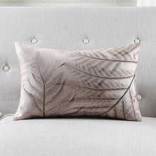 Load image into Gallery viewer, INSPIRA LIFESTYLES - Foliage Linen Cotton Blend Pillow - ACCENT PILLOW, ACCESSORIES, BED PILLOW, CHAIR PILLOW, COTTON, DECORATIVE PILLOW, FERNS, FOLIAGE, HOME ACCESSORIES, LEAVES, LINEN, PILLOW, SOFA PILLOW, SOFTGOODS