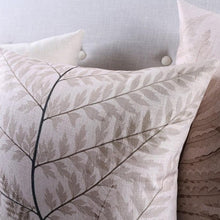 Load image into Gallery viewer, INSPIRA LIFESTYLES - Foliage Linen Cotton Blend Pillow - ACCENT PILLOW, ACCESSORIES, BED PILLOW, CHAIR PILLOW, COTTON, DECORATIVE PILLOW, FERNS, FOLIAGE, HOME ACCESSORIES, LEAVES, LINEN, PILLOW, SOFA PILLOW, SOFTGOODS