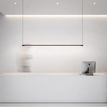 Load image into Gallery viewer, INSPIRA LIFESTYLES - Minimalist Linear LED Pendant - CHANDELIER, LED, LED LIGHT, LIGHT, LIGHT FIXTURE, LIGHTING, LIGHTS, LINEAR LIGHT, MINIMAL LIGHT FIXTURE, MINIMALIST, MODERN, MODERN CHANDELIER, MODERN PENDANT, PENDANT, PENDANT LIGHT, SIMPLE DESIGN, STREAMLINE