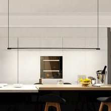 Load image into Gallery viewer, INSPIRA LIFESTYLES - Minimalist Linear LED Pendant - CHANDELIER, LED, LED LIGHT, LIGHT, LIGHT FIXTURE, LIGHTING, LIGHTS, LINEAR LIGHT, MINIMAL LIGHT FIXTURE, MINIMALIST, MODERN, MODERN CHANDELIER, MODERN PENDANT, PENDANT, PENDANT LIGHT, SIMPLE DESIGN, STREAMLINE