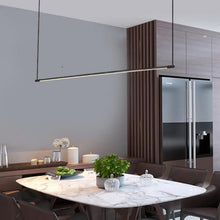 Load image into Gallery viewer, INSPIRA LIFESTYLES - Minimalist Linear LED Pendant - CHANDELIER, LED, LED LIGHT, LIGHT, LIGHT FIXTURE, LIGHTING, LIGHTS, LINEAR LIGHT, MINIMAL LIGHT FIXTURE, MINIMALIST, MODERN, MODERN CHANDELIER, MODERN PENDANT, PENDANT, PENDANT LIGHT, SIMPLE DESIGN, STREAMLINE