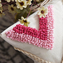 Load image into Gallery viewer, INSPIRA LIFESTYLES - Red Diamond Tufted Pillow - ACCENT PILLOW, ACCESSORIES, BED PILLOW, CHAIR PILLOW, COTTON, CUSHION, DECORATIVE PILLOW, EMBROIDERED, GEOMETRIC, HOME ACCESSORIES, PILLOW, SOFA PILLOW, SOFTGOODS, THROW PILLOW