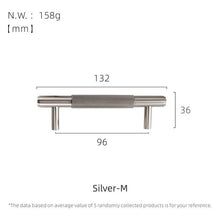 Load image into Gallery viewer, INSPIRA LIFESTYLES - Reed Knob & Pull Handles - BATHROOM HARDWARE, BRASS HARDWARE, CABINET HARDWARE, CABINET PULL, CLOSET PULL, DOOR PULL, DOOR PULLS, DRAWER PULL, DRAWER PULLS, FURNITURE HANDLES, FURNITURE KNOBS, FURNITURE PULL, HARDWARE, KITCHEN HARDWARE, KNOBS, MODERN HARDWARE, PULLS, SATIN NICKEL DOOR PULL, SATIN NICKEL DRAWER PULLS, SATIN NICKEL HARDWARE, WARDROBE HARDWARE