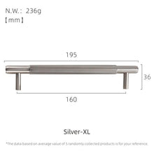 Load image into Gallery viewer, INSPIRA LIFESTYLES - Reed Knob & Pull Handles - BATHROOM HARDWARE, BRASS HARDWARE, CABINET HARDWARE, CABINET PULL, CLOSET PULL, DOOR PULL, DOOR PULLS, DRAWER PULL, DRAWER PULLS, FURNITURE HANDLES, FURNITURE KNOBS, FURNITURE PULL, HARDWARE, KITCHEN HARDWARE, KNOBS, MODERN HARDWARE, PULLS, SATIN NICKEL DOOR PULL, SATIN NICKEL DRAWER PULLS, SATIN NICKEL HARDWARE, WARDROBE HARDWARE