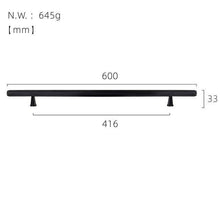 Load image into Gallery viewer, INSPIRA LIFESTYLES - Marc Long Pull Handles - BRASS HARDWARE, CABINET HARDWARE, CABINET PULL, CLOSET PULL, DOOR PULL, DOOR PULLS, DRAWER PULL, DRAWER PULLS, FURNITURE HANDLES, FURNITURE KNOBS, HARDWARE, KNOBS, LONG DOOR PULLS, LONG DRAWER PULLS, LONG PULL HANDLES, PULLS