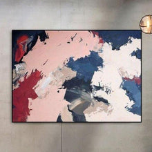 Load image into Gallery viewer, INSPIRA LIFESTYLES - Argenta Contemporary Oil Painting - ABSTRACT ART, ART, CANVAS ART, CONTEMPORARY ART, FRAMED ART, HANGING ART, LARGE PAINTING, LARGE SCALE ART, MODERN ART, OIL PAINTING, PAINTING, RED PINK BLUE, UNFRAMED ART, WALL ART