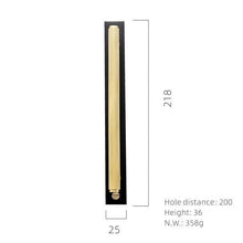 Load image into Gallery viewer, INSPIRA LIFESTYLES - Maxx Knob & Pull Handles - BLACK AND GOLD PULLS, BRASS HARDWARE, CABINET HARDWARE, CABINET PULL, CLOSET PULL, DOOR PULL, DOOR PULLS, DRAWER PULL, DRAWER PULLS, FURNITURE HANDLES, FURNITURE KNOBS, HARDWARE, KNOBS, KNURLED DOOR PULLS, KNURLED DRAWER PULLS, MATTE BLACK HARDWARE, PULLS
