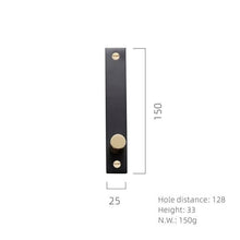 Load image into Gallery viewer, INSPIRA LIFESTYLES - Maxx Knob & Pull Handles - BLACK AND GOLD PULLS, BRASS HARDWARE, CABINET HARDWARE, CABINET PULL, CLOSET PULL, DOOR PULL, DOOR PULLS, DRAWER PULL, DRAWER PULLS, FURNITURE HANDLES, FURNITURE KNOBS, HARDWARE, KNOBS, KNURLED DOOR PULLS, KNURLED DRAWER PULLS, MATTE BLACK HARDWARE, PULLS