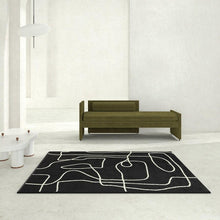 Load image into Gallery viewer, INSPIRA LIFESTYLES - String Theory Large Area Rug - ABSTRACT, ABSTRACT RUG, ACCENT RUG, AREA RUG, ART RUG, BEDROOM CARPET, BLACK AND WHITE RUG, CARPET, COMMERCIAL, DINING ROOM CARPET, FLOOR MAT, HOTEL CARPET, LIVING ROOM CARPET, MODERN RUG, PILE CARPET, POLYESTER RUG, RECTANGLE AREA RUG, RUG, RUGS, WOVEN RUG