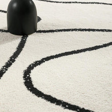 Load image into Gallery viewer, INSPIRA LIFESTYLES - String Theory Large Area Rug - ABSTRACT, ABSTRACT RUG, ACCENT RUG, AREA RUG, ART RUG, BEDROOM CARPET, BLACK AND WHITE RUG, CARPET, COMMERCIAL, DINING ROOM CARPET, FLOOR MAT, HOTEL CARPET, LIVING ROOM CARPET, MODERN RUG, PILE CARPET, POLYESTER RUG, RECTANGLE AREA RUG, RUG, RUGS, WOVEN RUG