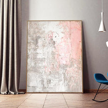 Load image into Gallery viewer, INSPIRA LIFESTYLES - Printemps Abstract Oil Painting - ART, CANVAS ART, CONTEMPORARY ART, FRAMED ART, HANGING ART, LARGE PAINTING, LARGE SCALE ART, MODERN ART, OIL PAINTING, PAINTING, PASTEL PAINTING, PINK PAINTING, UNFRAMED ART, WALL ART