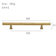 Load image into Gallery viewer, INSPIRA LIFESTYLES - Marc Long Pull Handles - BRASS HARDWARE, CABINET HARDWARE, CABINET PULL, CLOSET PULL, DOOR PULL, DOOR PULLS, DRAWER PULL, DRAWER PULLS, FURNITURE HANDLES, FURNITURE KNOBS, HARDWARE, KNOBS, LONG DOOR PULLS, LONG DRAWER PULLS, LONG PULL HANDLES, PULLS