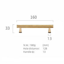 Load image into Gallery viewer, INSPIRA LIFESTYLES - Marc Knob & Pull Handles - BRASS HARDWARE, CABINET HARDWARE, CABINET PULL, CLOSET PULL, DOOR PULL, DOOR PULLS, DRAWER PULL, DRAWER PULLS, FURNITURE HANDLES, FURNITURE KNOBS, HARDWARE, KNOBS, PULLS