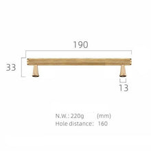 Load image into Gallery viewer, INSPIRA LIFESTYLES - Marc Knob & Pull Handles - BRASS HARDWARE, CABINET HARDWARE, CABINET PULL, CLOSET PULL, DOOR PULL, DOOR PULLS, DRAWER PULL, DRAWER PULLS, FURNITURE HANDLES, FURNITURE KNOBS, HARDWARE, KNOBS, PULLS