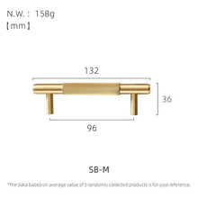 Load image into Gallery viewer, INSPIRA LIFESTYLES - Reed II Knob & Pull Handles - BATHROOM HARDWARE, BRASS HARDWARE, CABINET HARDWARE, CABINET PULL, CLOSET PULL, DOOR PULL, DOOR PULLS, DRAWER PULL, DRAWER PULLS, FURNITURE HANDLES, FURNITURE KNOBS, FURNITURE PULL, HARDWARE, KITCHEN HARDWARE, KNOBS, MODERN HARDWARE, PULLS, WARDROBE HARDWARE