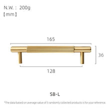 Load image into Gallery viewer, INSPIRA LIFESTYLES - Reed II Knob & Pull Handles - BATHROOM HARDWARE, BRASS HARDWARE, CABINET HARDWARE, CABINET PULL, CLOSET PULL, DOOR PULL, DOOR PULLS, DRAWER PULL, DRAWER PULLS, FURNITURE HANDLES, FURNITURE KNOBS, FURNITURE PULL, HARDWARE, KITCHEN HARDWARE, KNOBS, MODERN HARDWARE, PULLS, WARDROBE HARDWARE