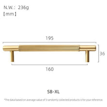 Load image into Gallery viewer, INSPIRA LIFESTYLES - Reed II Knob & Pull Handles - BATHROOM HARDWARE, BRASS HARDWARE, CABINET HARDWARE, CABINET PULL, CLOSET PULL, DOOR PULL, DOOR PULLS, DRAWER PULL, DRAWER PULLS, FURNITURE HANDLES, FURNITURE KNOBS, FURNITURE PULL, HARDWARE, KITCHEN HARDWARE, KNOBS, MODERN HARDWARE, PULLS, WARDROBE HARDWARE