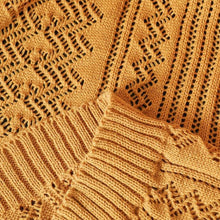 Load image into Gallery viewer, INSPIRA LIFESTYLES - Zigzag Lace Knitted Throw - ACCENT THROW, BED THROW, BLANKET, DECORATIVE THROW, KNIT BLANKET, KNIT THROW, KNITTED BLANKET, SOFTGOODS, THROW, THROW BLANKET, TRAVEL BLANKET, YARN THROW