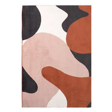 Load image into Gallery viewer, INSPIRA LIFESTYLES - Red & Pink Abstract Area Rug - ABSTRACT RUG, ACCENT RUG, AREA RUG, BEDROOM CARPET, CARPET, DINING ROOM CARPET, FLOOR MAT, HOTEL CARPET, LIVING ROOM CARPET, MODERN RUG, PILE CARPET, POLYESTER RUG, RECTANGLE AREA RUG, RUG, RUGS, WOVEN RUG