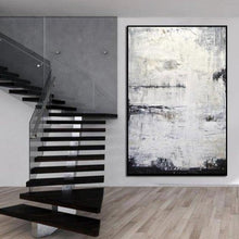 Load image into Gallery viewer, INSPIRA LIFESTYLES - Mondo Abstract Oil Painting - ART, CANVAS ART, CONTEMPORARY ART, FRAMED ART, GRAY TEXTURED PAINTING, HANGING ART, LARGE PAINTING, LARGE SCALE ART, MODERN ART, NEUTRAL PAINTING, OIL PAINTING, PAINTING, UNFRAMED ART, WALL ART