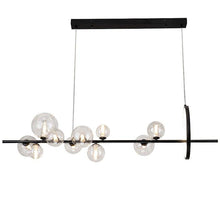 Load image into Gallery viewer, INSPIRA LIFESTYLES - Bubbles Linear Chandelier - ABSTRACT LIGHT, ACCENT LIGHT, BUBBLE CHANDELIER, CHANDELIER, GLASS GLOBE CHANDELIER, GLOBE CHANDELIER, LED CHANDELIER, LED PENDANT, LIGHT, LIGHT FIXTURE, LIGHTING, LIGHTS, MODERN CHANDELIER, MODERN PENDANT, PENDANT LIGHT, SCULPTURAL LIGHT