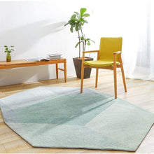 Load image into Gallery viewer, INSPIRA LIFESTYLES - Geometric Green Diamond Area Rug - ACCENT RUG, AREA RUG, BEDROOM CARPET, BEDROOM RUG, DINING ROOM CARPET, DINING ROOM RUG, FLOOR MAT, HOTEL CARPET, LIVING ROOM CARPET, LIVING ROOM RUG, MODERN RUG, PILE CARPET, POLYESTER RUG, RUG, RUGS, WOVEN RUG