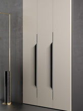 Load image into Gallery viewer, INSPIRA LIFESTYLES - Jet Long Pull Handles - BATHROOM PULLS, CABINET HARDWARE, CABINET PULL, CABINET PULLS, CLOSET PULL, DECORATIVE PULL, DOOR HARDWARE, DOOR PULL, DOOR PULLS, DRAWER PULL, DRAWER PULLS, FURNITURE PULL, HARDWARE, KITCHEN PULLS, LONG DOOR PULLS, LONG DRAWER PULLS, LONG PULL HANDLES, METAL HARDWARE, PULLS, SLIDING DOOR HARDWARE