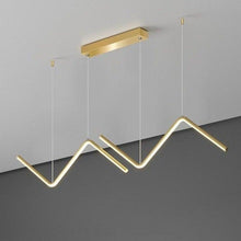 Load image into Gallery viewer, INSPIRA LIFESTYLES - Directions Minimalist Chandelier - ACCENT LIGHT, BOARDROOM LIGHT, CHANDELIER, DINING LIGHT, FEATURE LIGHT, GEOMETRIC LIGHT, HANGING LIGHT, LED LIGHT, LIGHT, LIGHT FIXTURE, LIGHTING, LIGHTS, LINEAR LIGHT, MINIMAL LIGHT FIXTURE, MODERN CHANDELIER, PENDANT LIGHT, RESTAURANT LIGHT, SCULPTURAL LIGHT