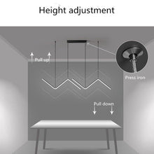 Load image into Gallery viewer, INSPIRA LIFESTYLES - Directions Minimalist Chandelier - ACCENT LIGHT, BOARDROOM LIGHT, CHANDELIER, DINING LIGHT, FEATURE LIGHT, GEOMETRIC LIGHT, HANGING LIGHT, LED LIGHT, LIGHT, LIGHT FIXTURE, LIGHTING, LIGHTS, LINEAR LIGHT, MINIMAL LIGHT FIXTURE, MODERN CHANDELIER, PENDANT LIGHT, RESTAURANT LIGHT, SCULPTURAL LIGHT