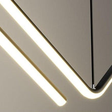 Load image into Gallery viewer, INSPIRA LIFESTYLES - Directions Minimalist Chandelier - ACCENT LIGHT, BOARDROOM LIGHT, CHANDELIER, DINING LIGHT, FEATURE LIGHT, GEOMETRIC LIGHT, HANGING LIGHT, LED LIGHT, LIGHT, LIGHT FIXTURE, LIGHTING, LIGHTS, LINEAR LIGHT, MINIMAL LIGHT FIXTURE, MODERN CHANDELIER, PENDANT LIGHT, RESTAURANT LIGHT, SCULPTURAL LIGHT