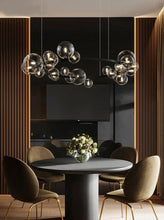 Load image into Gallery viewer, INSPIRA LIFESTYLES - Bubbles Ring Chandelier - ABSTRACT LIGHT, ACCENT LIGHT, BUBBLE CHANDELIER, BUBBLE LIGHT, CHANDELIER, GLASS GLOBE CHANDELIER, GLOBE CHANDELIER, LED CHANDELIER, LED LIGHT, LIGHT, LIGHT FIXTURE, LIGHTING, LIGHTS, MODERN CHANDELIER, MODERN PENDANT, PENDANT LIGHT, SCULPTURAL LIGHT